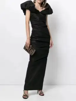 Rachel Gilbert Frey Gown Black 4/AU14 for rent on The Volte - image 1