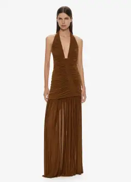Christopher Esber Orion Gown Russet Size 6 for rent on The Volte - image 1