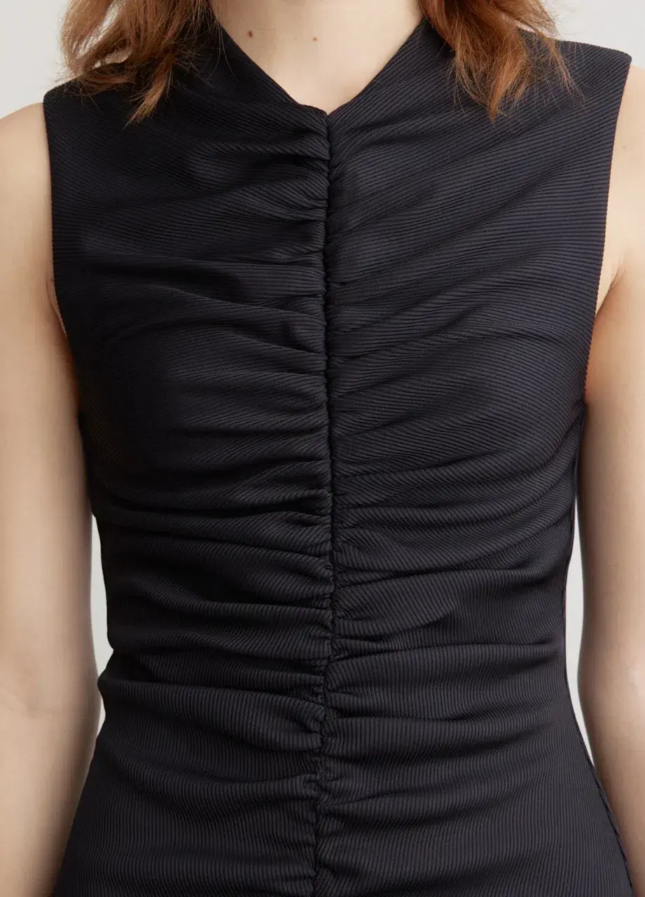 ANNA QUAN Isla Dress Noir Black 6 for rent on The Volte - main image