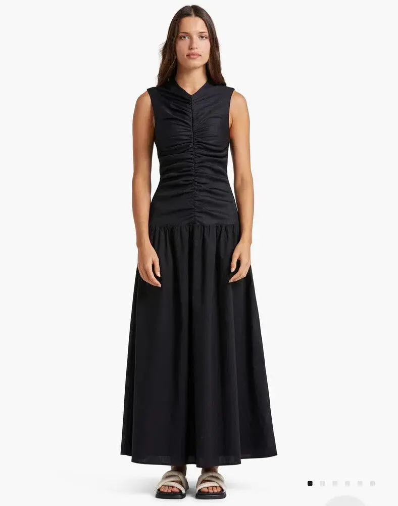 ANNA QUAN Isla Dress Noir Black 6 for rent on The Volte - main image