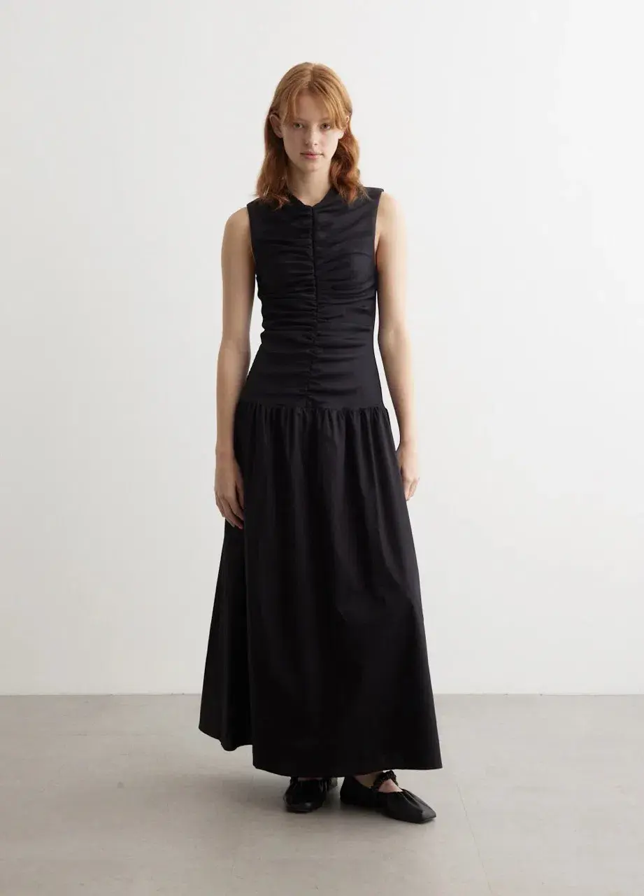 ANNA QUAN Isla Dress Noir Black 6 for rent on The Volte - main image