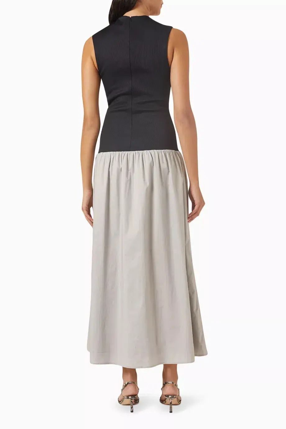 Anna Quan Isla Dress Grey Size 6 for rent on The Volte - main image