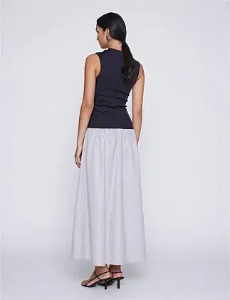 Anna Quan Isla Dress Grey Size 6 for rent on The Volte - main image