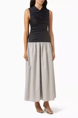 Anna Quan Isla Dress Grey Size 6 for rent on The Volte - image 2