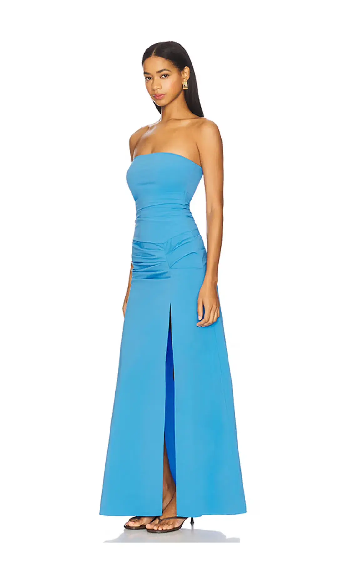 Bec + Bridge Angelina Strapless Maxi Dress Blue Size 10 for rent on The Volte - main image