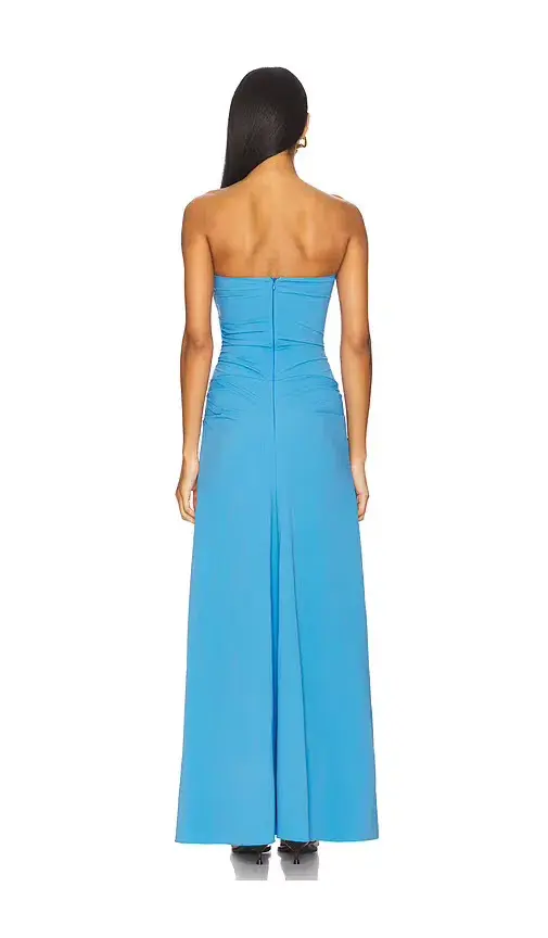 Bec + Bridge Angelina Strapless Maxi Dress Blue Size 10 for rent on The Volte - main image