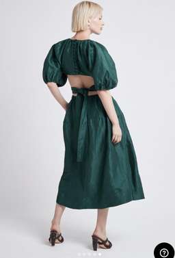Aje Mimosa cutout dress Emerald size 8