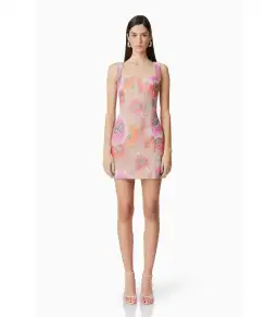 Elliatt Brittany Floral Mini Dress in Pink Size XL / AU 14 for rent on The Volte - image 1