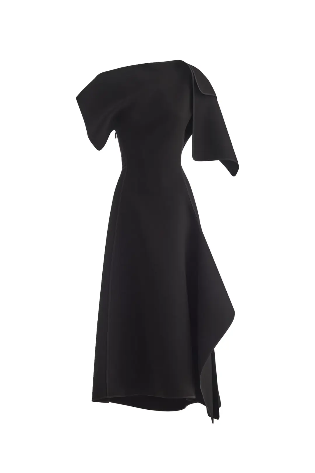 Maticevski Diadem Midi Dress in Black Size AU 14 for rent on The Volte - main image