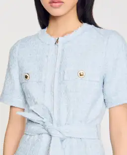 Sandra Joie Mini Dress Sky Blue Size 38 / AU 10 for rent on The Volte - image 2