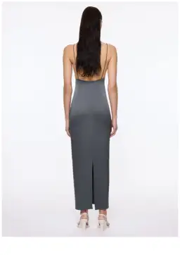Paris Georgia Phoebe Slip Maxi Dress in Slate Size XS / AU 6 for rent on The Volte - image 3