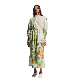 Alemais Constance Midi Shirtdress in Print Size AU 10