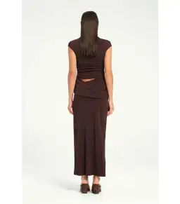 Benni Royce Maxi Dress Brown Size AU 10 for rent on The Volte - image 3