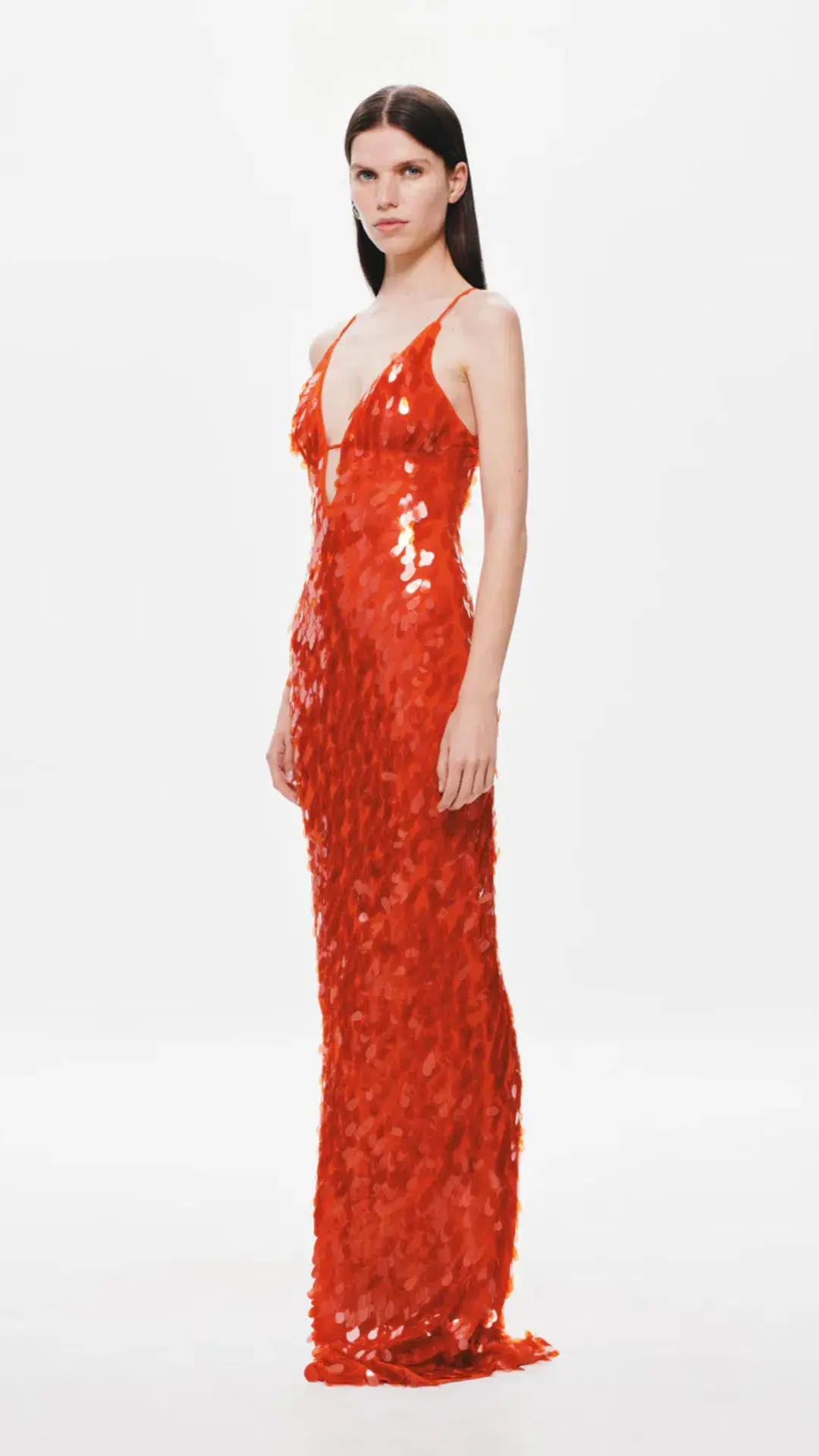 Misha Sapphire Sequin Dress in Red Size S / Au 8 for rent on The Volte - main image