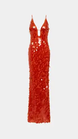Misha Sapphire Sequin Dress in Red Size S / Au 8 for rent on The Volte - image 4