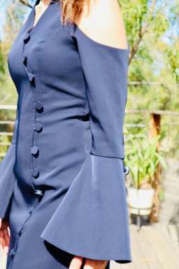 Navy blue Suite Dress Mossman Size 8-10 for rent on The Volte - image 5