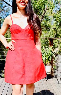 Kookai RED MAGIC dress SIZE 8-10 for rent on The Volte - image 6