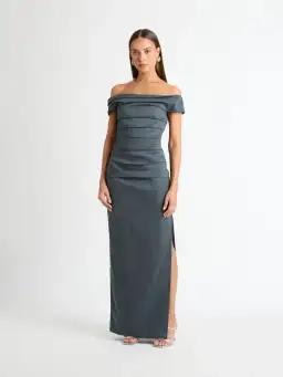 Sheike Elissa Gown Grey Size 18 for rent on The Volte - image 1