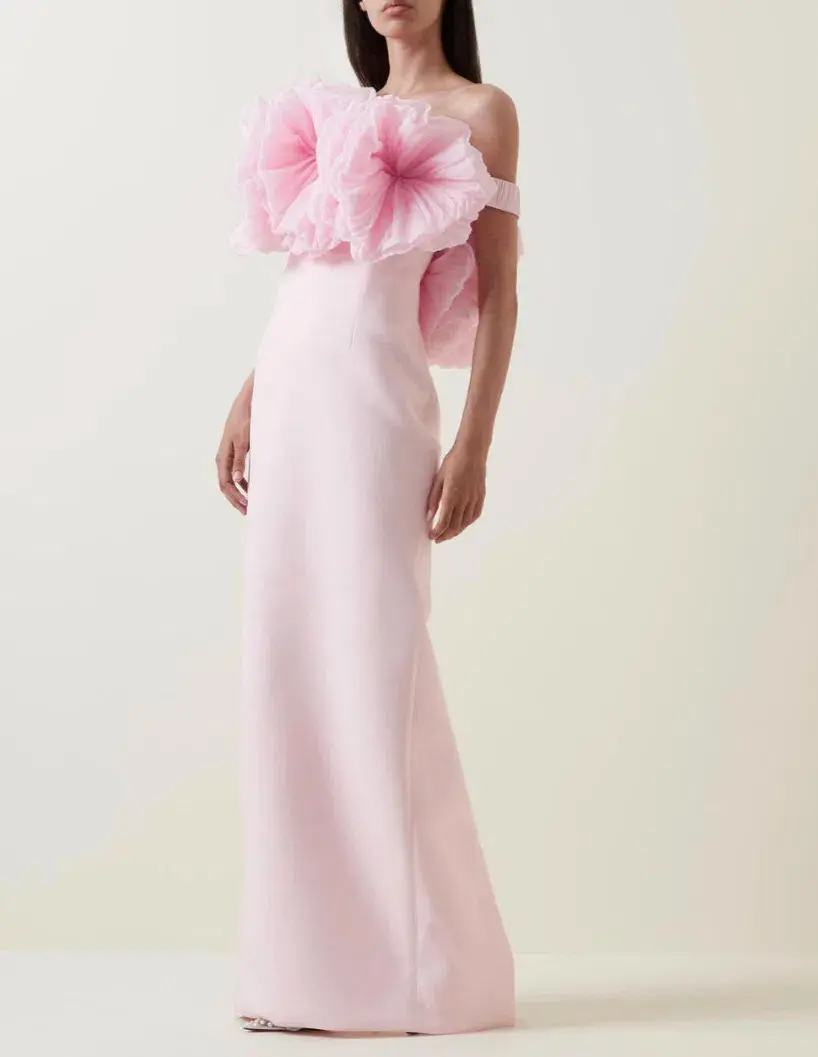 Rachel Gilbert Angelo Maxi Gown Pink 3 / AU 12 for rent on The Volte - main image