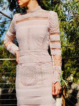 Mossman Isle of Forgiveness Dress Blush Pink Size 8 for rent on The Volte - image 8