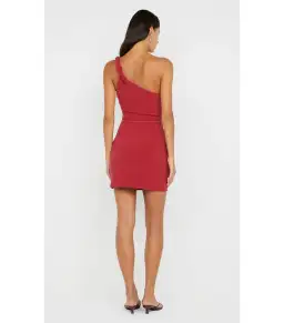 Bec & Bridge Ariven Asym Mini Dress Red Size AU 14 for rent on The Volte - image 5
