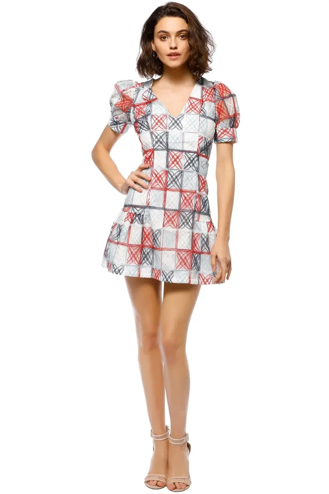 Mossman The Equal Angles Mini Dress Multi Size 6 for rent on The Volte - main image