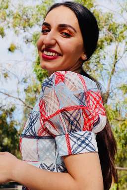 Mossman The Equal Angles Mini Dress Multi Size 6 for rent on The Volte - image 10