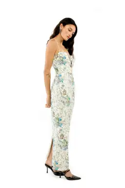 ALICE By Alice McCall Kennedy Maxi Dress in Garden Jacquard Size AU 14 for rent on The Volte - image 2