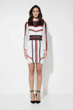 Mossman The Long and Winding Road Lace Dress Multi Size 8 for rent on The Volte - image 1