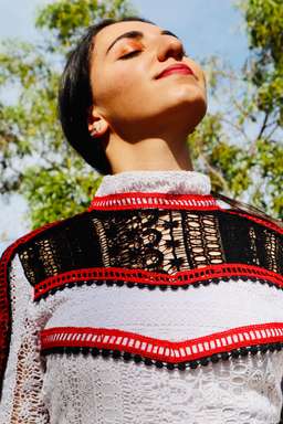 Mossman The Long and Winding Road Lace Dress Multi Size 8 for rent on The Volte - image 4