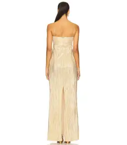 Lovers + Friends May Maxi Gown Gold Size AU 6 for rent on The Volte - image 3