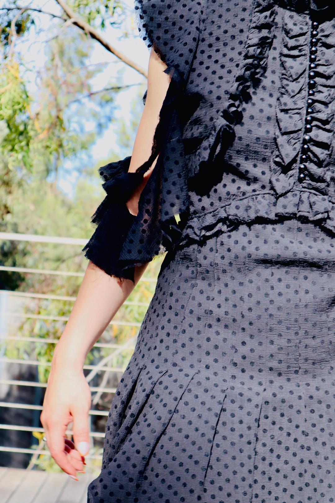 Mossman She Spotted Me Dress Black Size 8 for rent on The Volte - main image