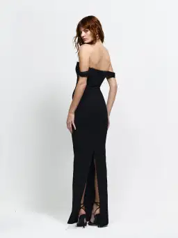 Effie Kats Louella Maxi Gown Black Size M / AU 10 for rent on The Volte - image 2