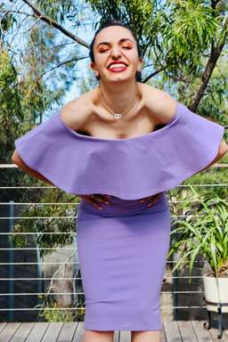 Mossman Kiss and Tell Dress Lilac Size 6 for rent on The Volte - image 4