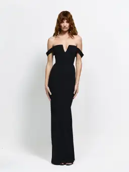 Effie Kats Louella Maxi Gown Black Size L / AU 12 for rent on The Volte - image 1