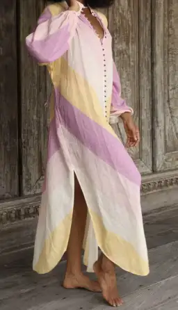 TIGERLILY KALEHO LORENA LONG SLEEVE MAXI DRESS | Size AU 10 for rent on The Volte - image 5