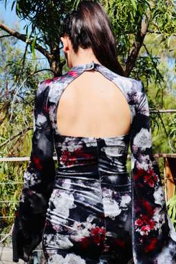 Mossman The Poison Arrow Mini Dress Floral Print Size 6 for rent on The Volte - image 6