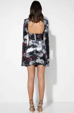 Mossman The Poison Arrow Mini Dress Floral Print Size 6 for rent on The Volte - image 2