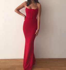 Zachary The Label Elvira Gown Red Size XS for rent on The Volte - image 1