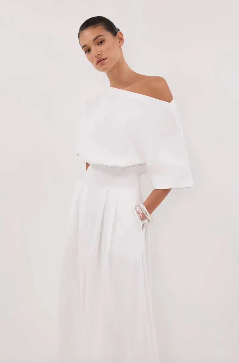 Esme White Dress for rent on The Volte - main image