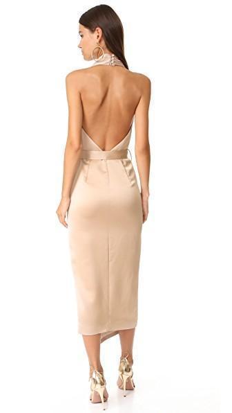 MISHA Carrie Dress Gold Size 8/S - Image 3