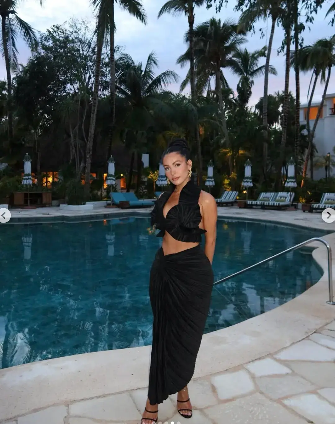 Cult Gaia Adila Top & Sonoma Skirt Set Black Size 8 for rent on The Volte - main image