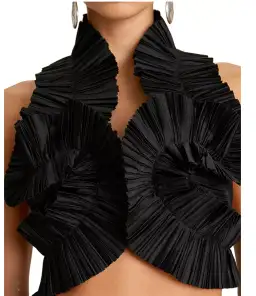 Cult Gaia Adila Top & Sonoma Skirt Set Black Size 8 for rent on The Volte - image 6