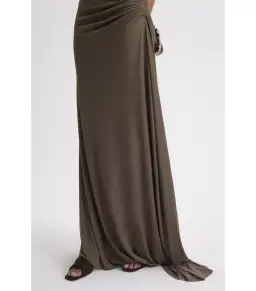 Scanlan Mesh Turban Sleeveless Top and Draped Skirt Jungle Size AU 10 for rent on The Volte - image 6