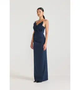 Tojha Zimran Maxi Dress in Navy Size AU 10 for rent on The Volte - image 4