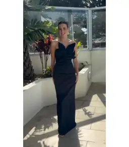 Tojha Zimran Maxi Dress in Navy Size AU 10 for rent on The Volte - image 6