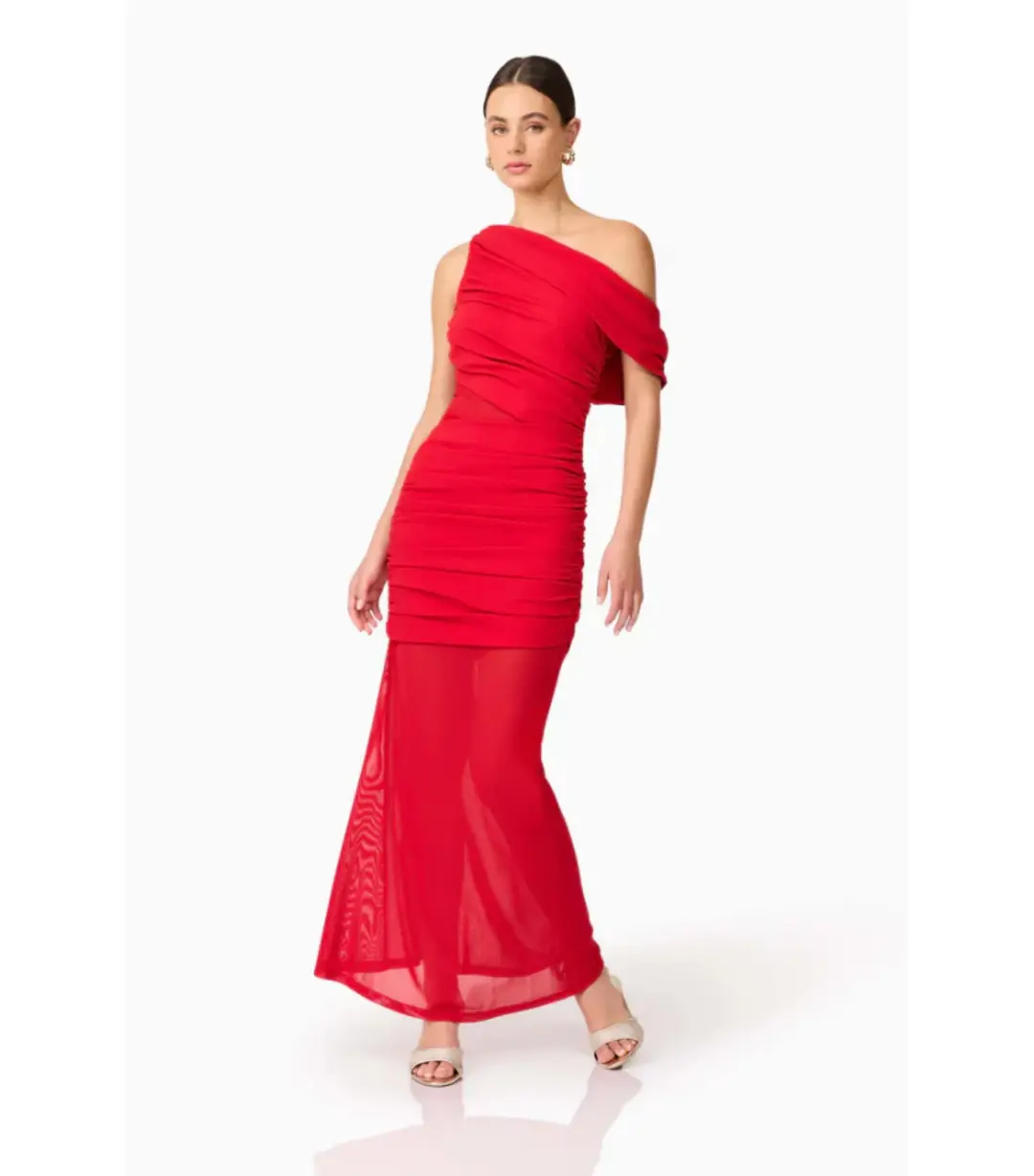 Elliatt Darya Maxi Dress Red Size AU 12 for rent on The Volte - main image
