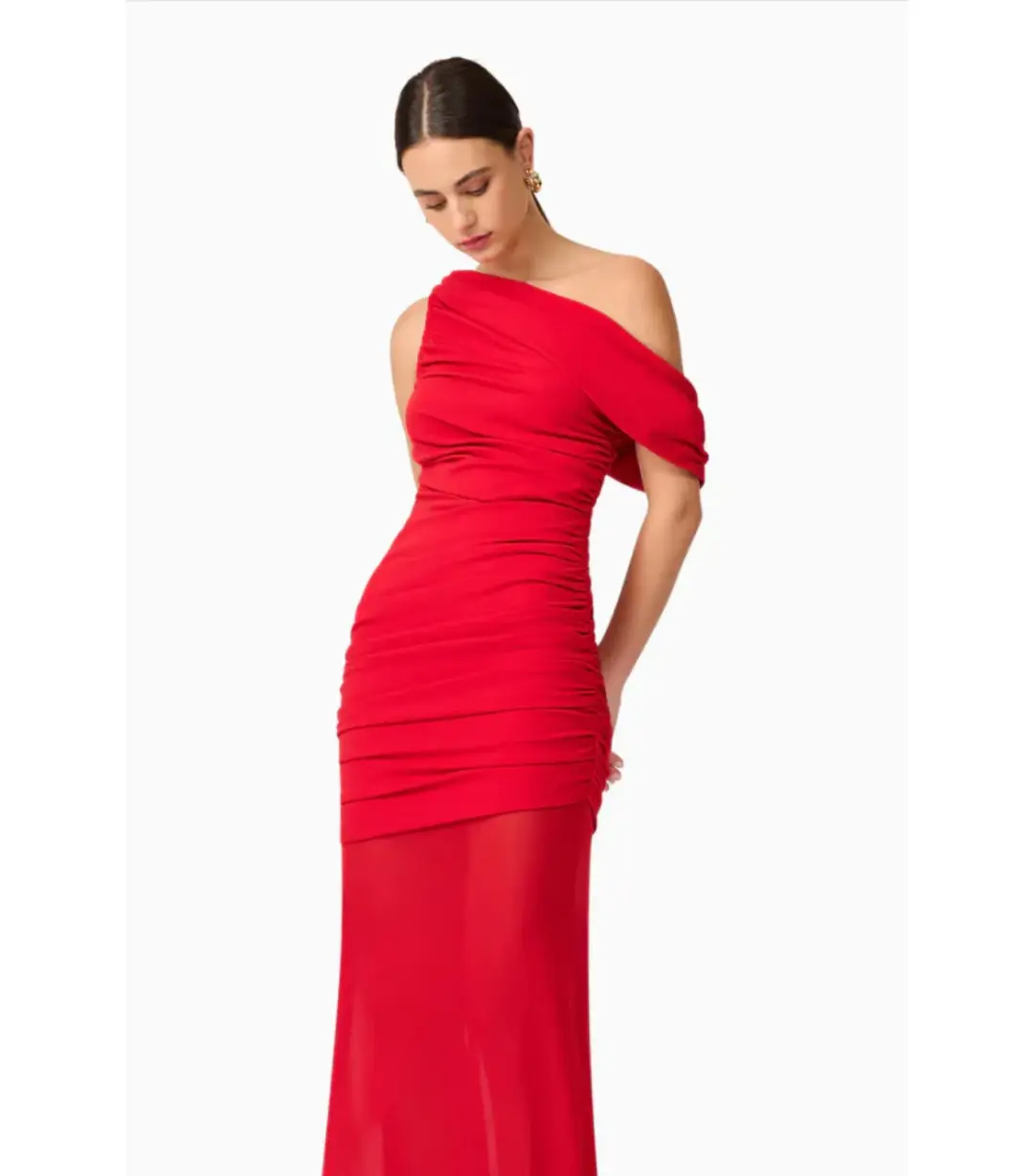 Elliatt Darya Maxi Dress Red Size AU 12 for rent on The Volte - main image