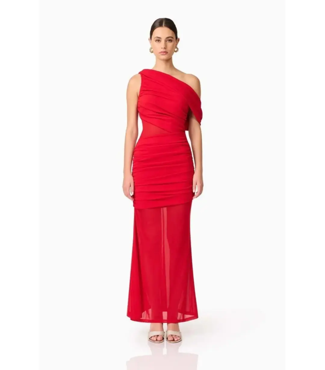 Elliatt Darya Maxi Dress Red Size AU 12 for rent on The Volte - main image