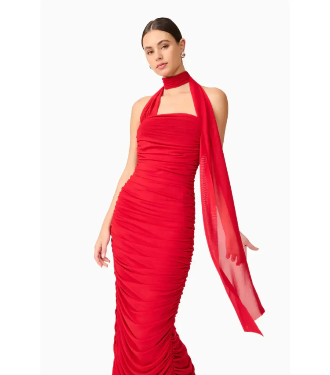 Elliatt Darya Maxi Dress Red Size AU 12 for rent on The Volte - main image